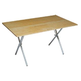 Snow Peak Single Action Table Long   Bamboo Top