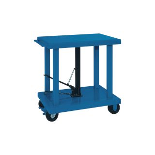 Wesco Manual Hydraulic Lift Table — 6,000-Lb. Capacity  Hydraulic Lift Tables   Carts