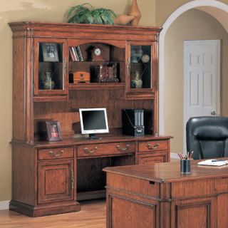 Wildon Home ® Viscante Credenza Desk with Hutch VS555CH