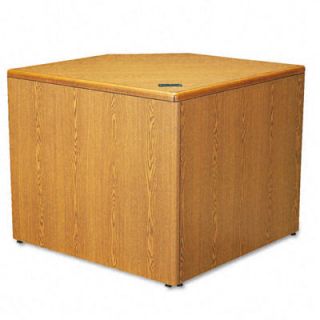 HON 10700 Series Freestanding Corner Desk, 24w x 36d x 29 1/2h, Medium Oak HO