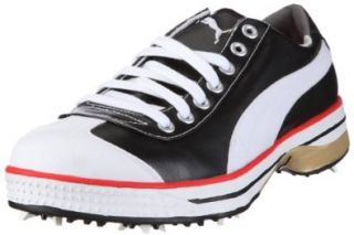 Puma Club 917 Mens Water Resistant Golf Shoes   Black Shoes