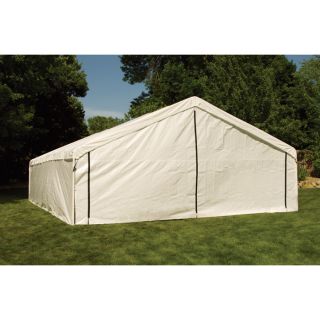 ShelterLogic Ultra Max 30Ft.W Industrial Canopy — 40ft.L x 30ft.W x 13ft.H, 2 3/8in. Frame, 14-Leg, Model# 27773  Ultra Max   2 3/8in. Dia. Frame Canopies