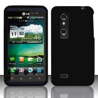 Black Soft Silicon Skin Case Cover for LG Thrill 4G P920 Cell Phones & Accessories