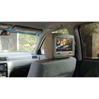 Tview T921pl gray Car Headrests with 9 Inch Tft lCD Monitors  Vehicle Headrest Video 