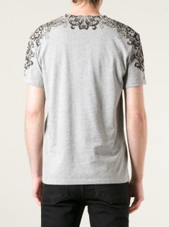 Alexander Mcqueen Lace Print T shirt   Stefania Mode