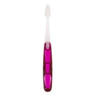 SoFresh Travel Flossing Toothbrush, Adult Soft, Assorted Colors Health & Personal Care