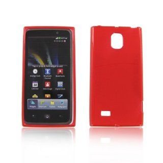LG VS930 (Spectrum II) Crystal Red skin Case Cell Phones & Accessories