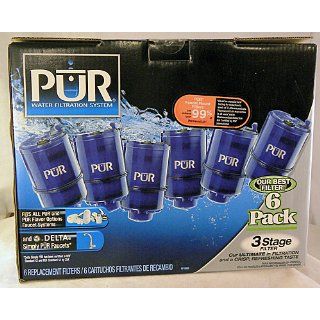 PUR MineralClear Faucet Refill RF 9999, 6 Pack   Faucet Mount Water Filters  