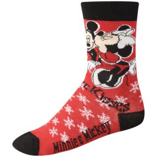 Minnie Mouse Womens 4 Pack Socks Gift Box   Red and Black      Womens Clothing