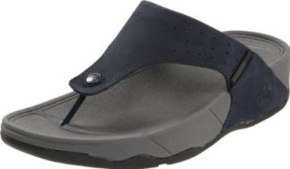 FitFlop Men's Trakk Thong Sandal,Night Blue,13 M US Shoes