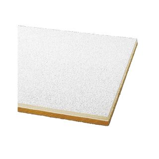 Armstrong 24 Pack Painted Nubby Ceiling Tile Panel (Common 24 in x 24 in; Actual 23.745 in x 23.745 in)