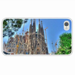 Make Phone Cases Iphone 4 4S City Building Fantastic Light Gothic World Of Lover Gift White Cell Phone Skin For Teen Girls Cell Phones & Accessories