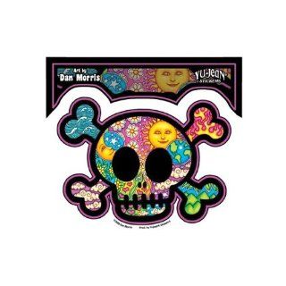 Dan Morris   Cute Skull and Crossbones   Sticker / Decal Automotive