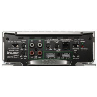 BOSS Audio AR1600.4 Armor 1600 watts Full Range Class A/B 4 Channel 2 8 Ohm Stable Amplifier with Remote Subwoofer Level Control  Vehicle Multi Channel Amplifiers 