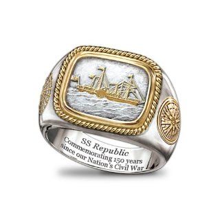SS Republic Collector's Edition Civil War Commemorative Ring by The Bradford Exchange The Bradford Exchange Jewelry
