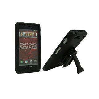 Black OEM Body Glove Flex Snap On Hard Case Swivel Belt Clip Kickstand CRC92678 For Motorola Droid RAZR MAXX Cell Phones & Accessories