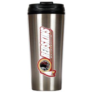 NFL Washington Redskins 16 Ounce Stainless Steel Travel Tumbler  Sports Fan Travel Mugs  Sports & Outdoors