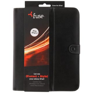 Fuse Leather iPad Folio Case – Black      Electronics