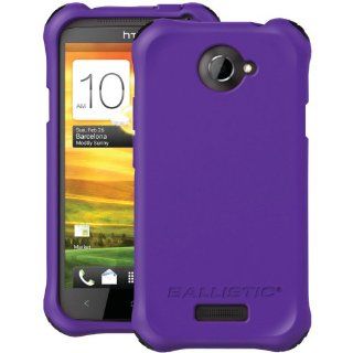 Ballistic Ls0917 M985 Htc(R) One X(Tm) Ls Smooth Case (Purple Tpu; 4 Black 4 Purple 4 Teal & 4 White Bumpers) Cell Phones & Accessories