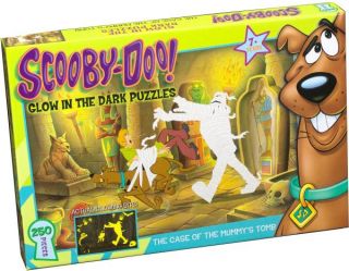 Scooby Doo Glow in the Dark 250 Puzzle The Mummys Tomb      Toys