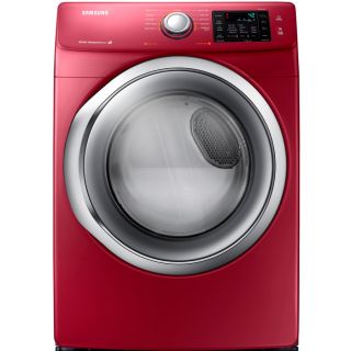 Samsung 7.5 cu ft Electric Dryer with Steam Cycles (Merlot)