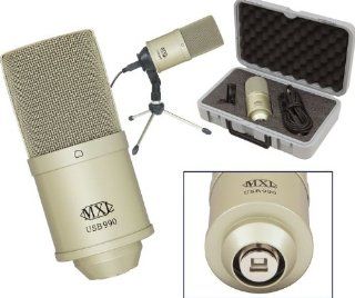 MXL 990 USB Powered Condenser Microphone Musical Instruments