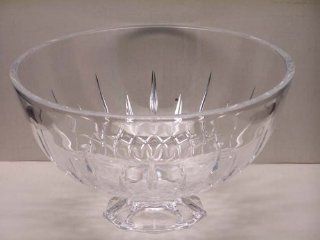 Vera Wang Crystal Fidelity Footed Bowl 10" Kitchen & Dining