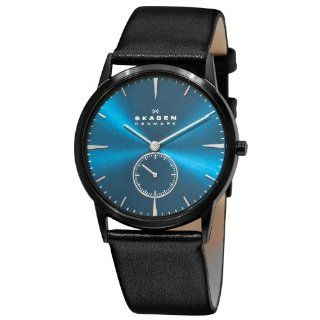 Skagen Men's 958XLBLN Steel Steel Black Blue Watch Skagen Watches
