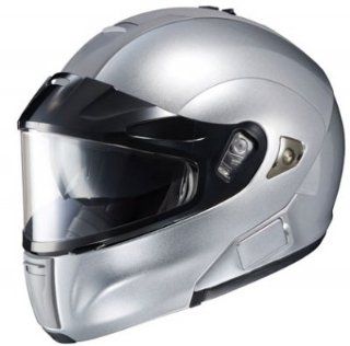 HJC IS Max BT Modular Snow Helmet With Dual Lens Silver Extra Small XS 959 571 Automotive
