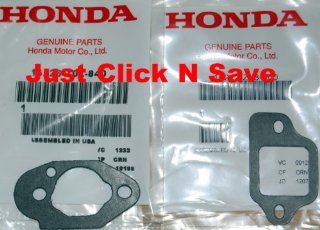 GENUINE OEM Honda Harmony II HRR216 (HRR2165VKA) Walk Behind Lawn Mower Engines CARBURETOR ASSEMBLY with GASKETS (Engine Serial Numbers GJAEA 7037044 and up) (Frame Serial Numbers MZCG 7800001 to MZCG 7999999)  Lawn Mower Accessories  Patio, Lawn & G