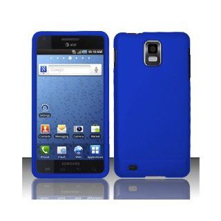 Blue Hard Cover Case for Samsung Infuse 4G SGH I997 Cell Phones & Accessories