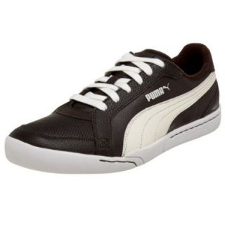 PUMA Men's New Haven Perf Sneaker,Black/ Whisper White,7 M Shoes