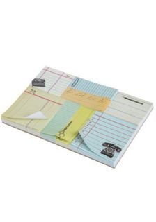 Cool y Noted Sticky Notes in Office  Mod Retro Vintage Desk Accessories