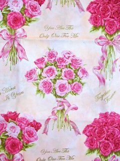 Romance Fabric, Romancing the Rose #2983 By Rogregg, 1.5 Yards, northcott