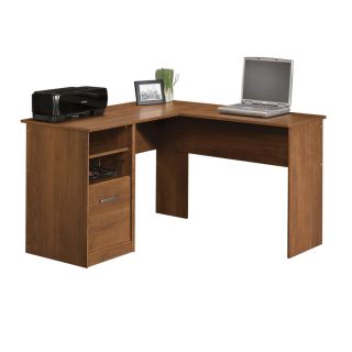 Sauder Camber Hill Sand Pear L shaped Desk