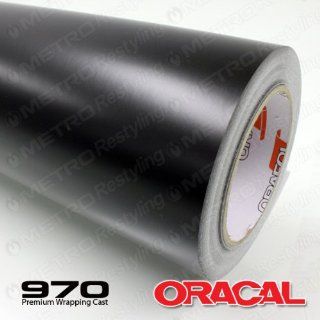 ORACAL 970RA 070 MATTE BLACK Wrapping Cast Vinyl Film with Rapid Air Technology 60"x12" Automotive