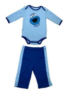 Sesame Street Jim Henson Cookie Monster Toddler Pants Baby Creeper Clothing