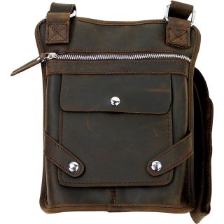 Vagabond Traveler Oil Tanned Leather Shoulder Bag for Kindle Fire