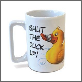 Talking Mug   Shut the Duck Up  