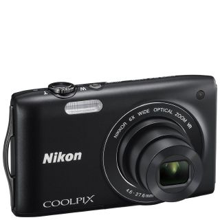 Nikon Coolpix S3300 Compact Digital Camera (16MP, 6x Optical, 2.7 Inch LCD)   Black      Electronics