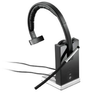 Logitech Wireless Headset Mono H820e (Business Product), DECT spectrum Single Ear Headset Computers & Accessories