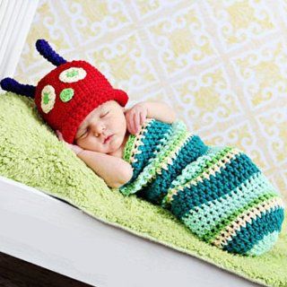 KeeBaby™ Worm Crochet Baby Beanie Hat Bunting Photography Prop Costume  Baby