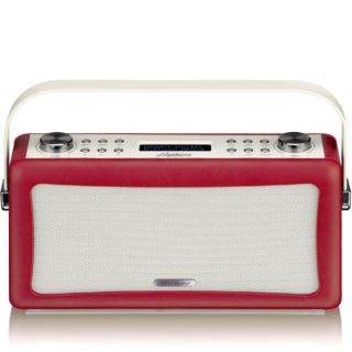 View Quest Hepburn Bluetooth Audio System with DAB+/FM Radio   Red      Electronics