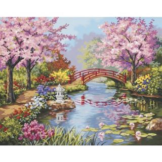 Dimensions Paint By Number Kit   Japanese Garden