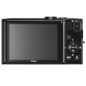 Nikon Coolpix S8000 Compact Digital Camera   Black (14.2MP, 10x Optical Zoom) 3 Inch LCD Refurbished      Electronics