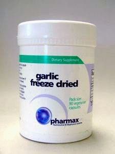 Pharmax Garlic Freeze Dried   90 Vegetarian Capsules Health & Personal Care