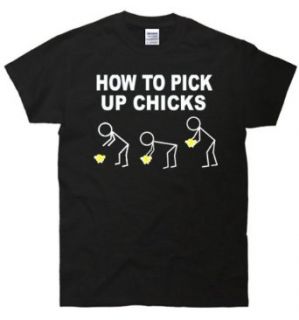 TeeShirtPalace How to Pick Up Chicks T Shirt Clothing