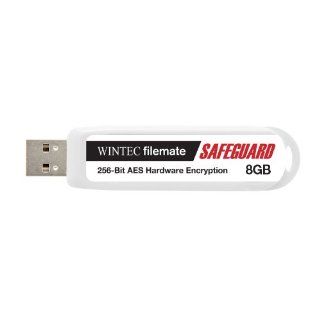 Wintec Filemate SAFEGUARD 8 GB Secure Drive (3FMSP04U2SFG 08G R) Computers & Accessories