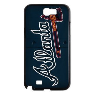 Custom Atlanta Braves Case for Samsung Galaxy Note 2 N7100 IP 21083 Cell Phones & Accessories