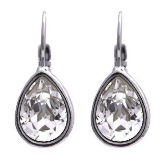 Dyrberg Kern Nadio Crystal SS Earrings, Silver Jewelry